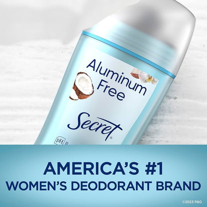 Aluminum Free Deodorant, Real Coconut, 2.4 oz (68 g)