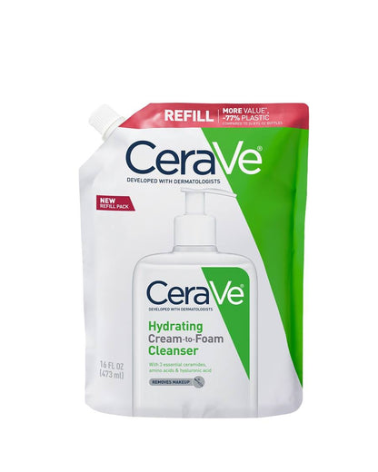 Cerave Hydrating Cream-to-Foam Cleanser Refill16fl oz