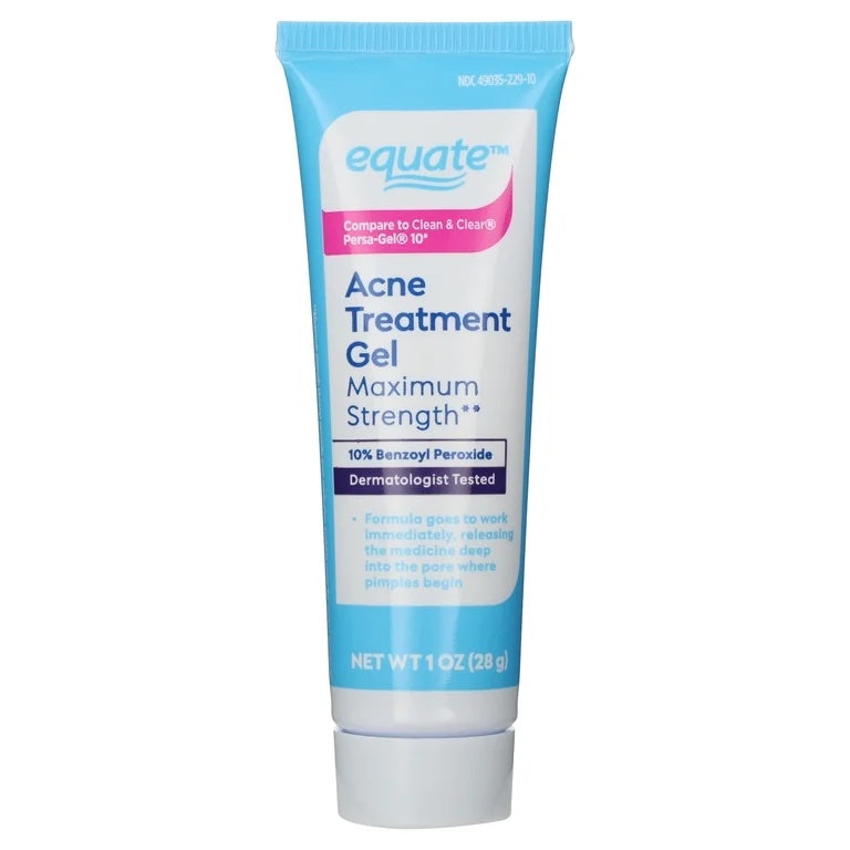 Equate Beauty 10% Benzoyl Peroxide Acne Treatment Gel, 1 oz
