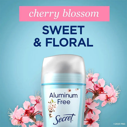 Aluminum Free Deodorant Cherry Blossom - Secret 2.4oz
