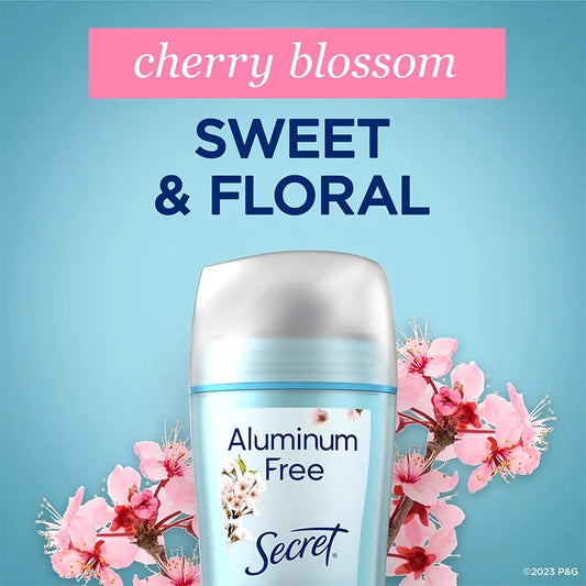Aluminum Free Deodorant Cherry Blossom - Secret 2.4oz