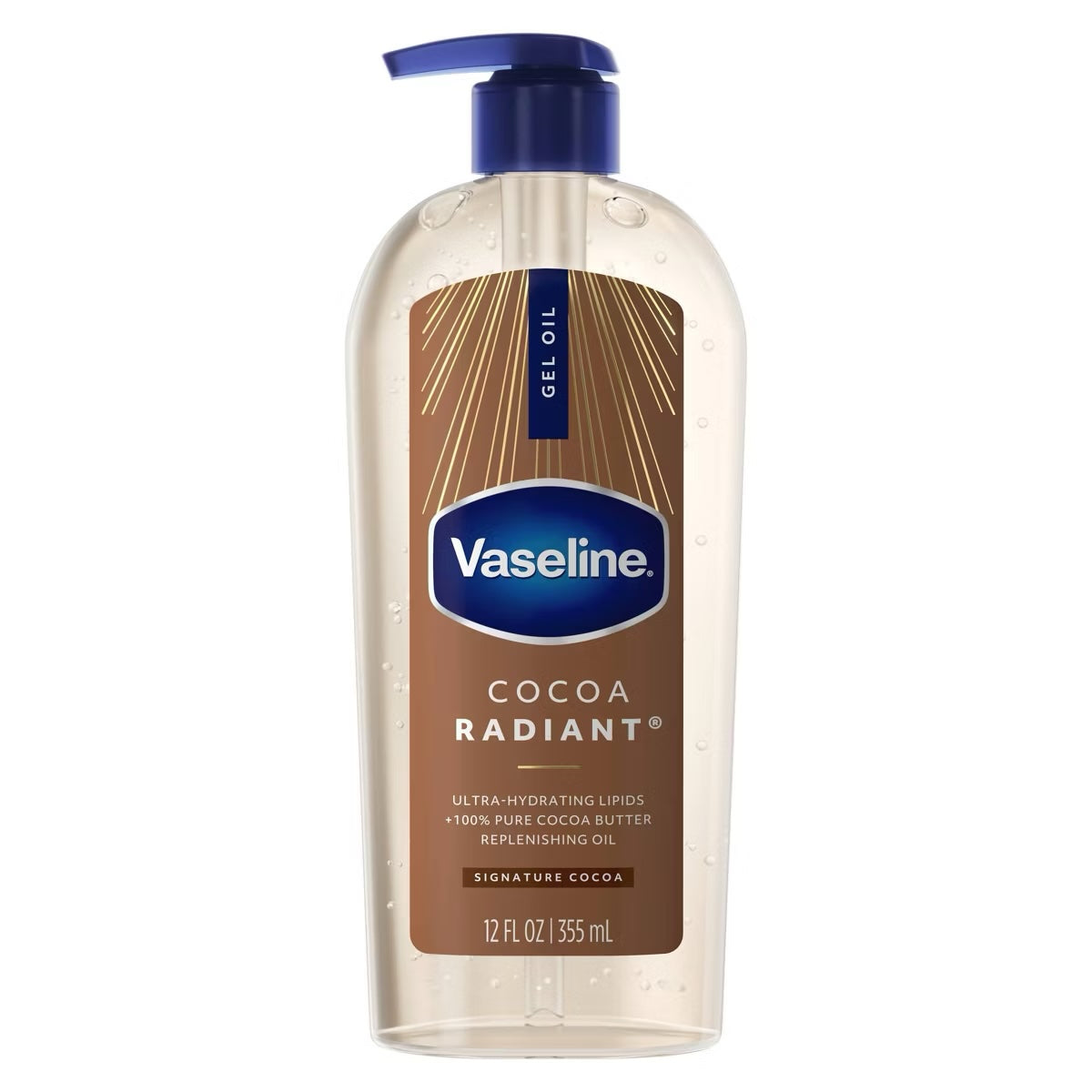 VASELINE INTENSIVE CARE COCOA RADIANT GEL OIL 355ml/12fl