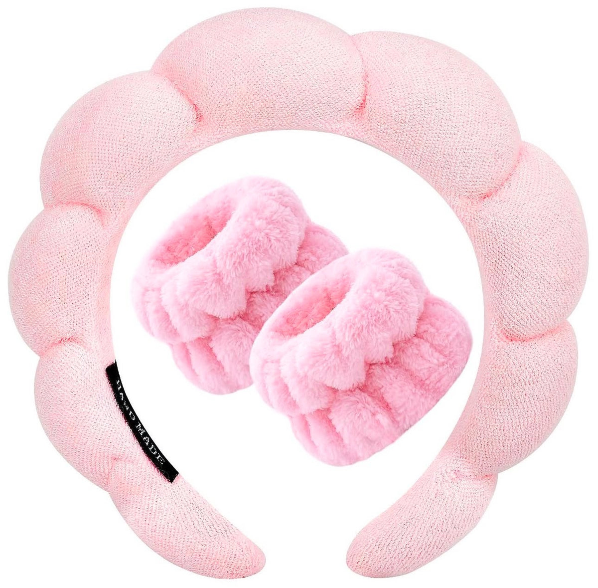 Spa headband and wristband set(Different Colors)