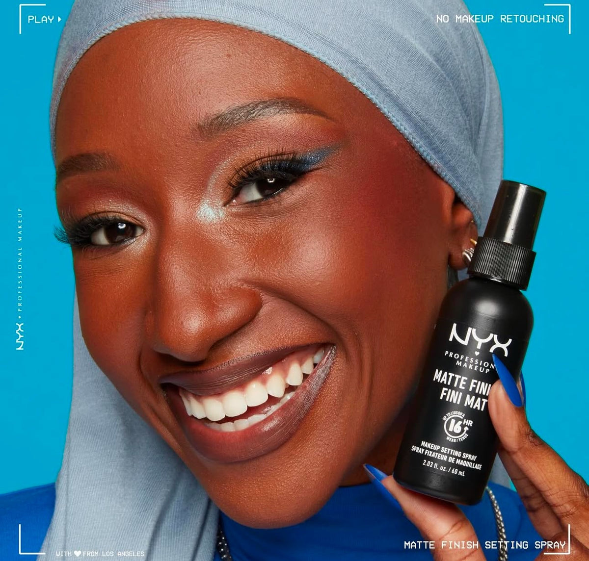NYX Professional Makeup Setting Spray- Matte Finish/Long Lasting 60ml