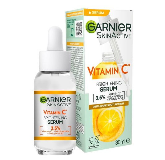 Garnier 3.5% Vitamin C, Niacinamide, Salicyclic Acid, Brightening and Anti Dark Spot Serum 30ml