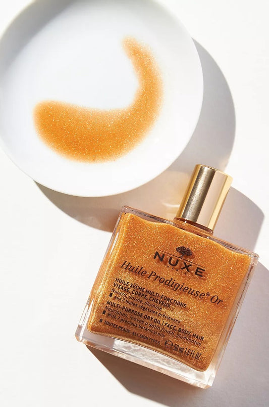 NUXE HUILE PRODIGIEUSE GOLDEN SHIMMER MULTI USAGE DRY OIL 50ML