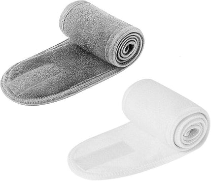Spa Headband Hair Wrap Grey