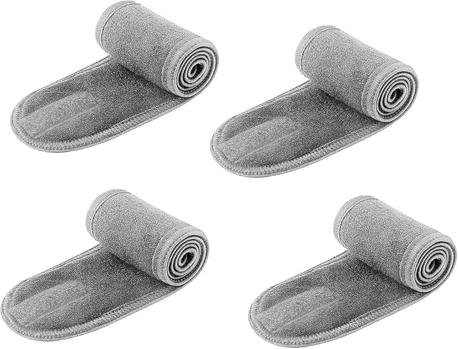Spa Headband Hair Wrap Grey