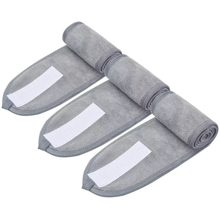 Spa Headband Hair Wrap Grey