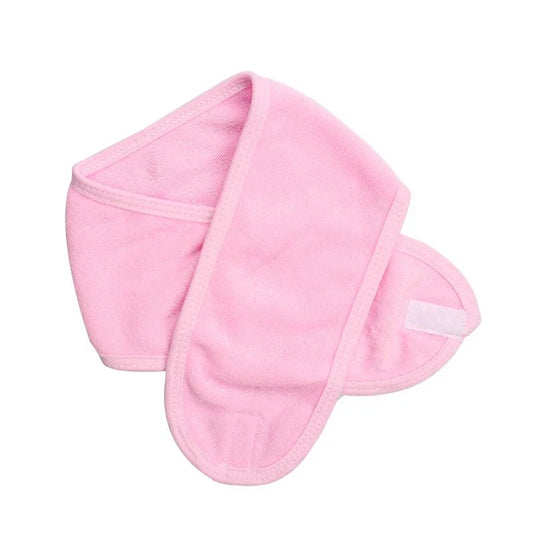 Spa Headband Hair Wrap Pink