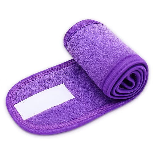 Spa Headband Hair Wrap Purple