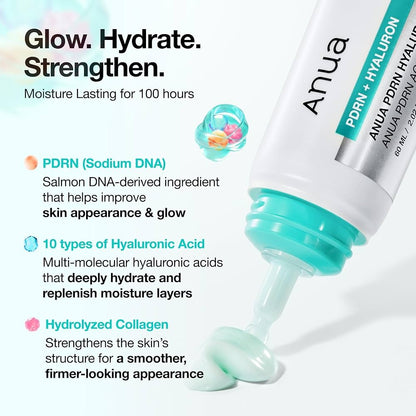 Anua PDRN Hyaluronic Acid 100 Moisturizing Cream 60ml