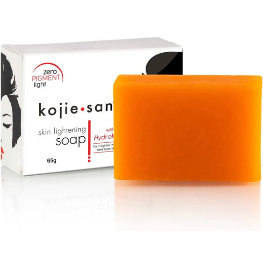 Kojie San Skin Beauty Soap - Original Kojic Acid Soap for Dark Spots, Hyperpigmentation, &amp; Scars - Beauty Bar with Coconut &amp; Tea Tree Oil for Fair glowing skin, Flawless Even Skin Tone - 65g