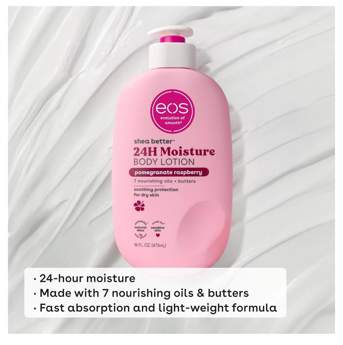 EOS Pomegrante &amp; Raspberry Body Lotion
