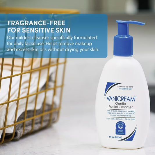 Vanicream Gentle Facial Cleanser 8fl oz