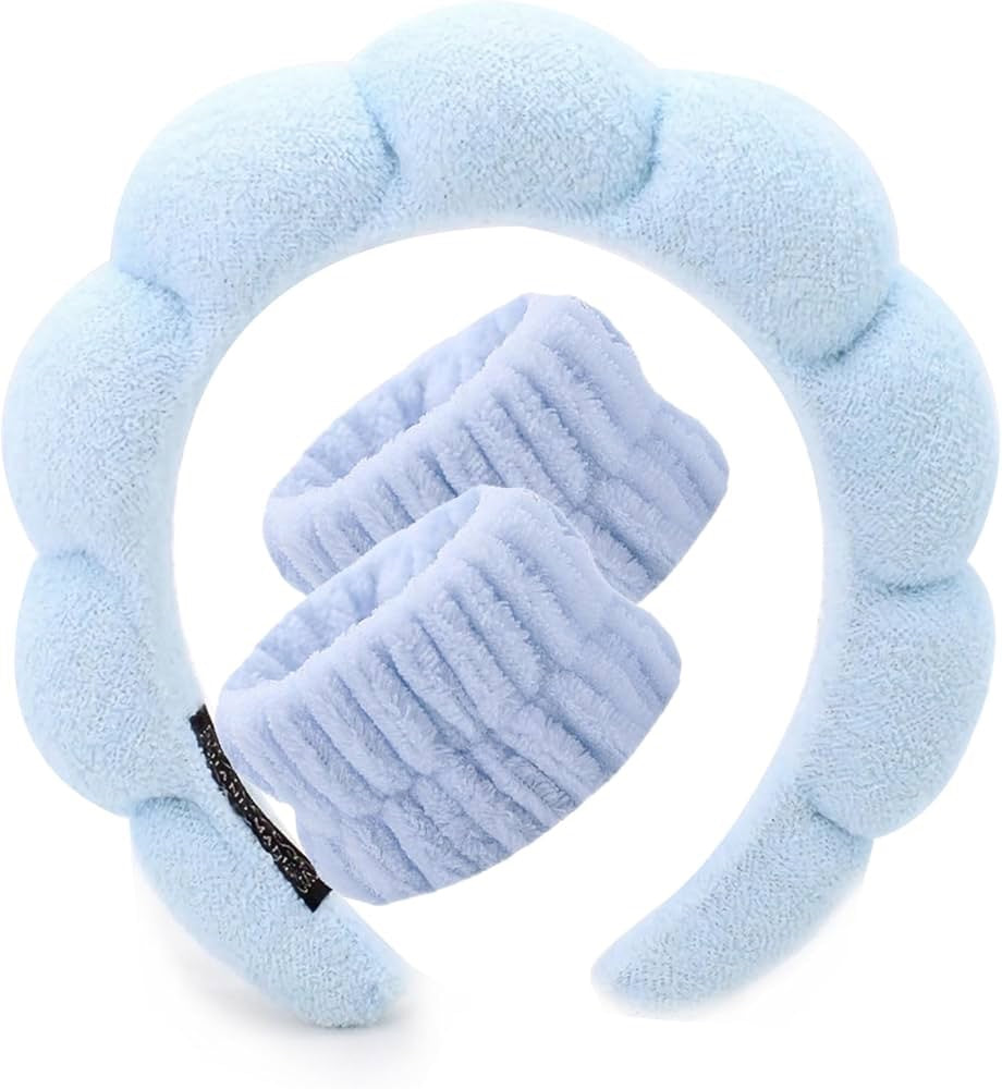 Skintimate spa headband and wristband set