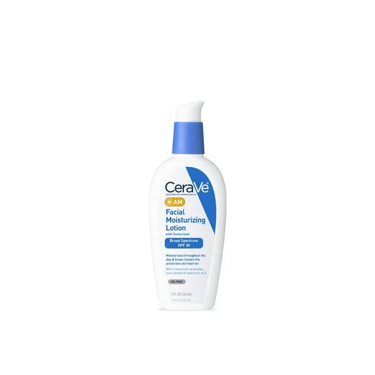 CeraVe Face Moisturizer with Sunscreen, AM Facial Moisturizing Lotion for Normal to Dry Skin - SPF 30 3Fl
