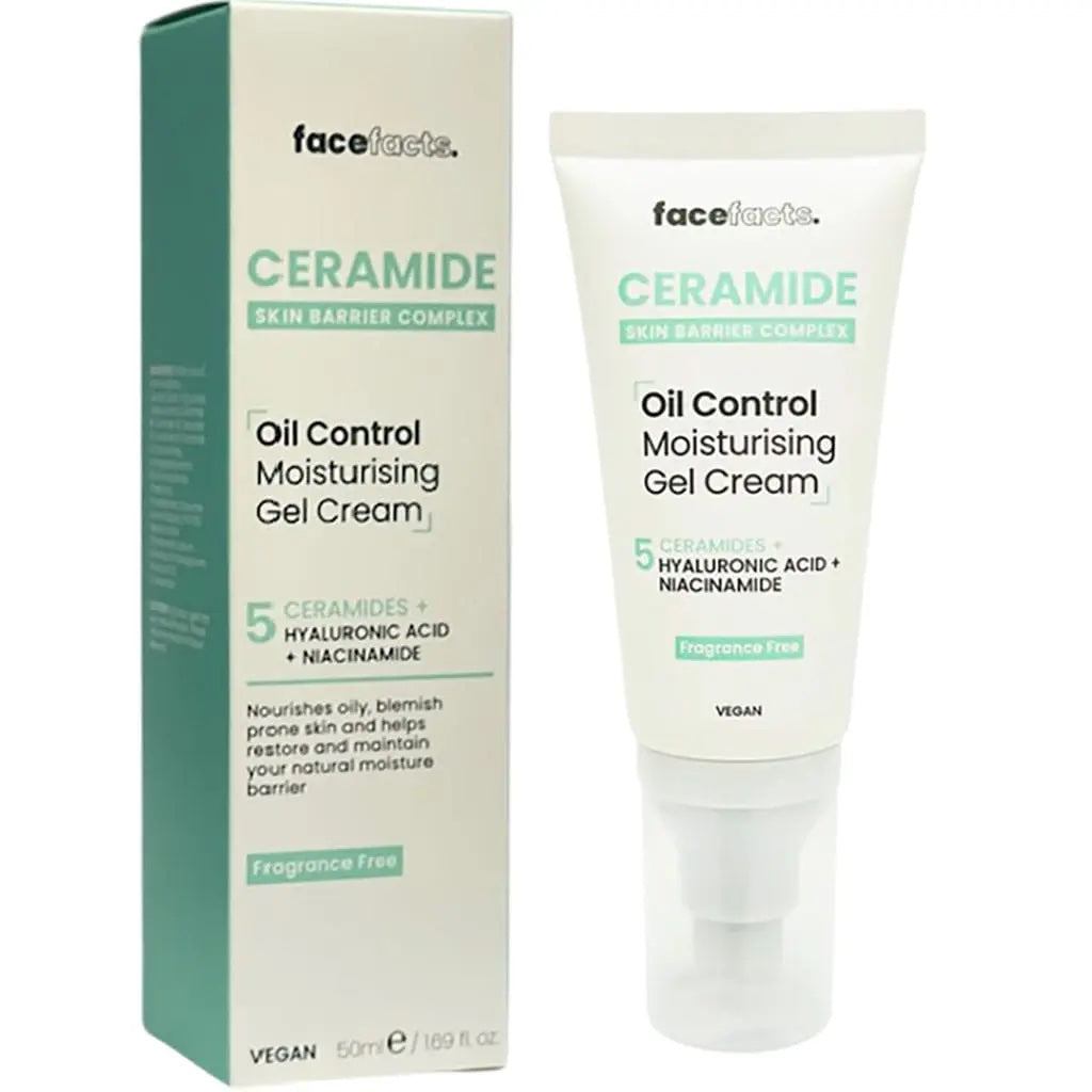 Face Facts Ceramide Oil Control -Moisturising Gel Cream