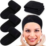 Spa Headband Hair Wrap Black